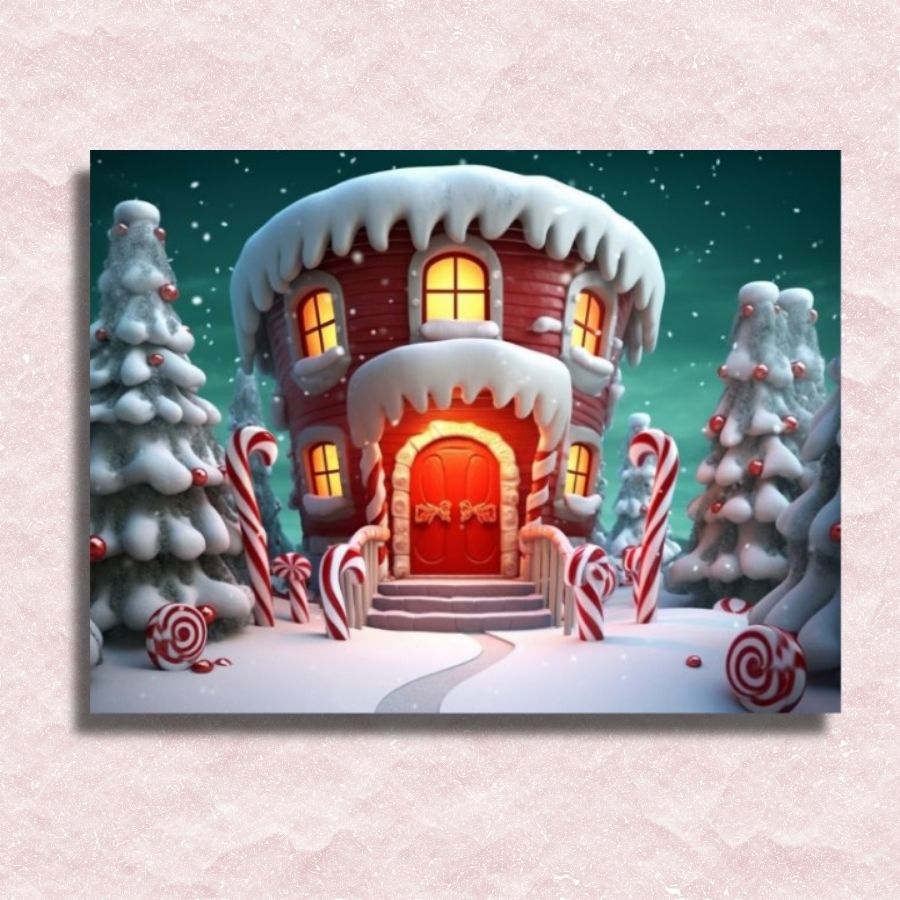 Winter Cup Home Canvas - Verf op nummer