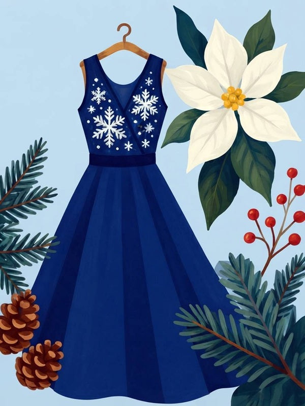 Winter dress- Paint by Numbers