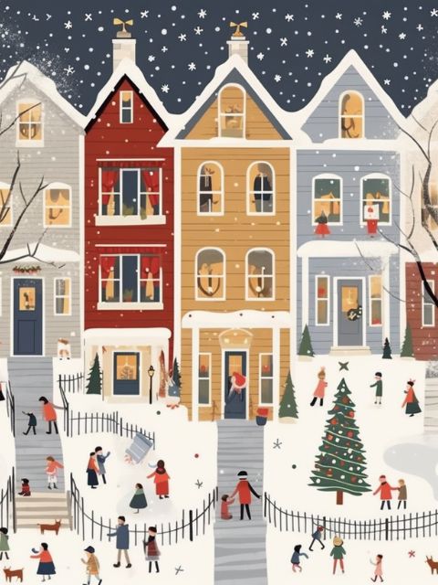 Winter Fun - Painting by numbers shop