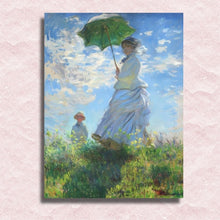Laad de afbeelding in de galerijviewer, Claude Monet - Woman with a Parasol - Paint by numbers canvas