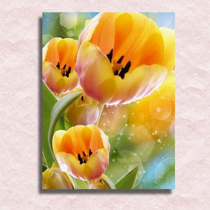 Gelbe Tulpen-Leinwand – Malen-nach-Zahlen-Shop