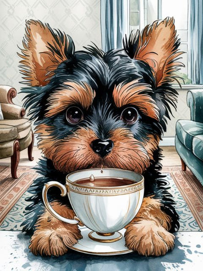 Yorkie - Paint by numbers