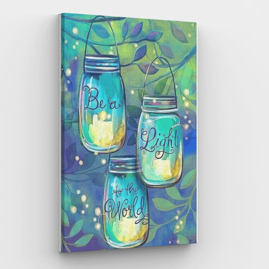 Be a Light Canvas - Painting by numbers shop