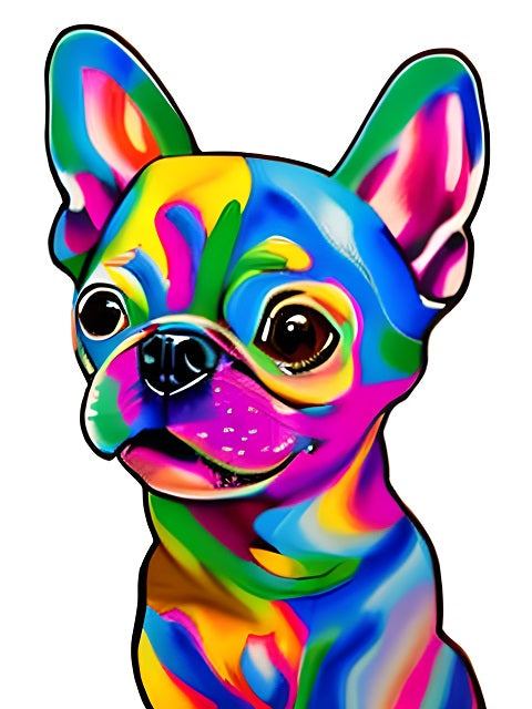 Colorful Chihuahua - Painting by numbers shop