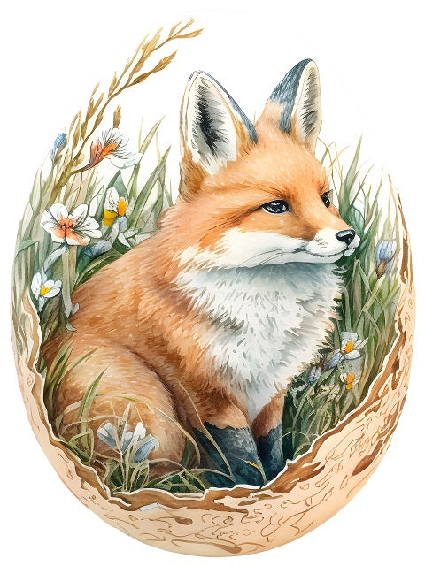 Easter Egg Fox - Malen-nach-Zahlen-Shop