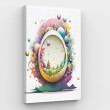 Laad de afbeelding in de Gallery-viewer, Easter Egg World Fantasy verf op nummer canvas