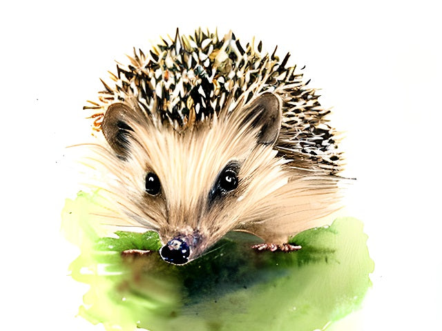 Hedgehog Paint by Numbers
