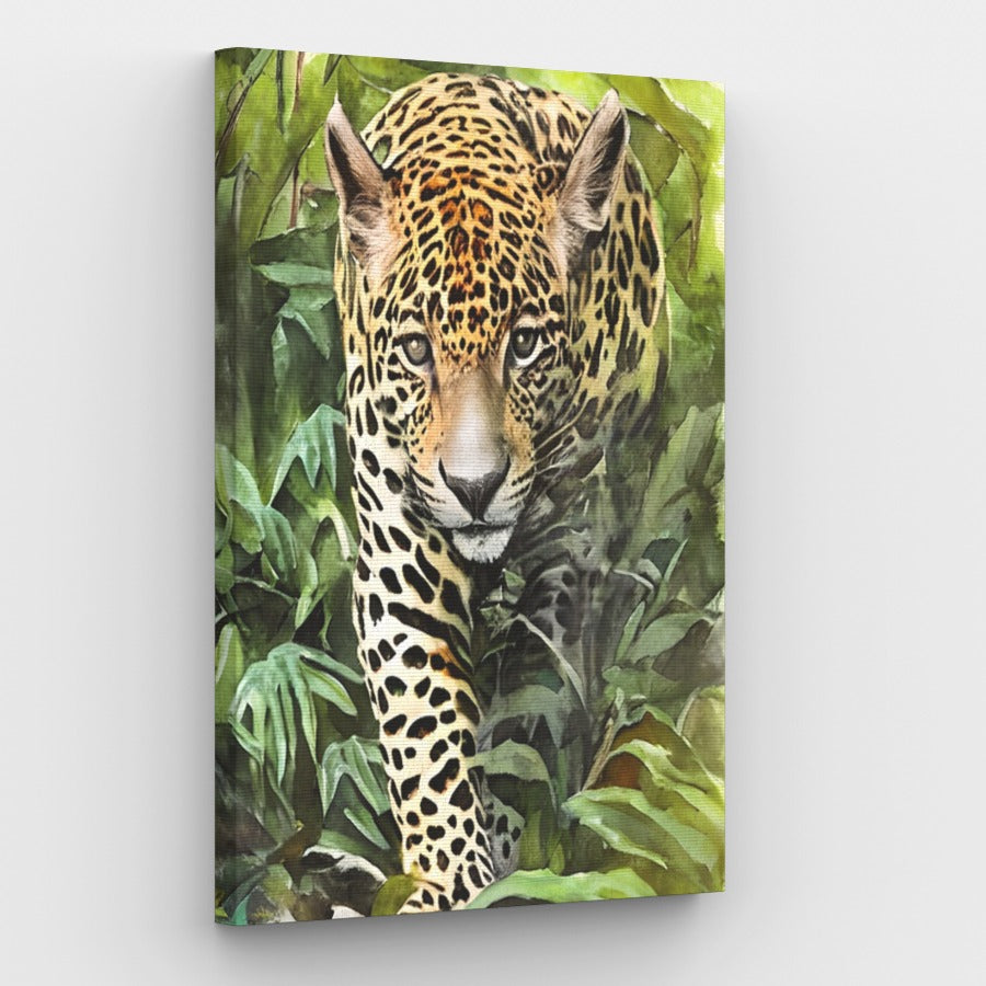 Jaguar Canvas - Malen-nach-Zahlen-Shop