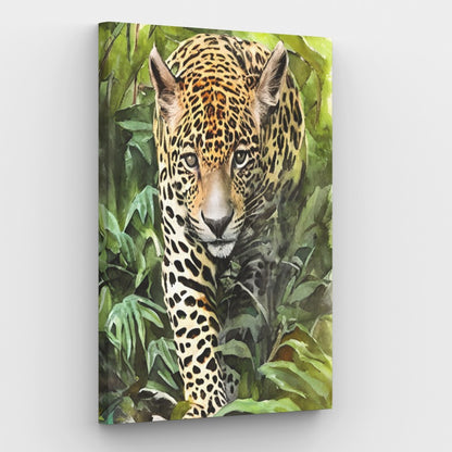 Jaguar Canvas - Painting by numbers shop