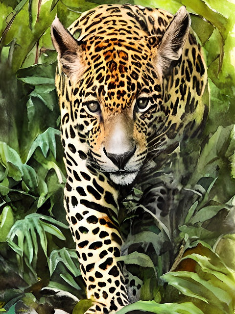 Jaguar - Schilderen op nummer winkel