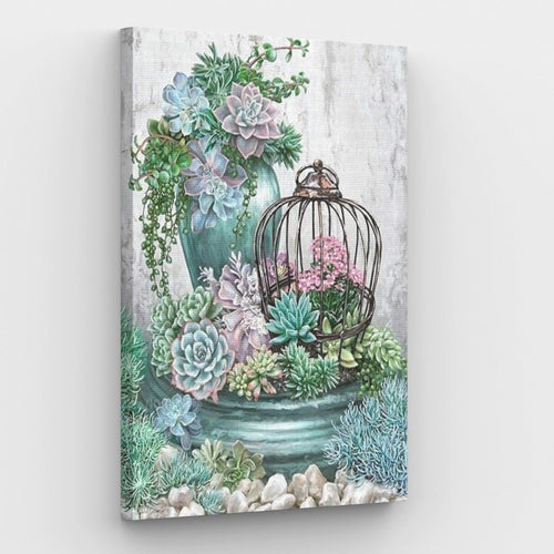 Adorable Succulents - Painting by numbers shop