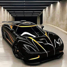 Laden Sie das Bild in den Galerie-Viewer, Amazing Black Racing Car - Malen-nach-Zahlen-Shop