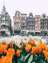 Laden Sie das Bild in den Gallery Viewer, Amsterdam Tulips - Malen-nach-Zahlen-Shop