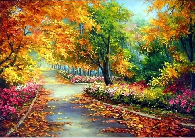 Autumn Has All Colors - Painting by numbers shop