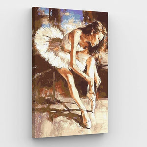 Ballet Dancer Canvas - Painting by numbers shop