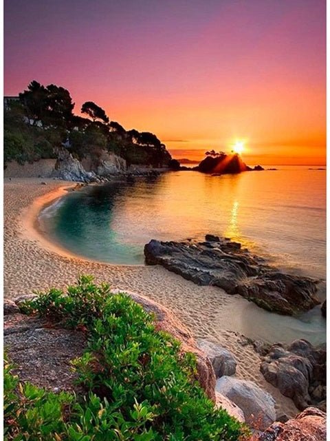 Bay Sunset - Painting by numbers shop