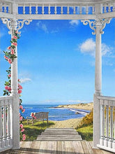Laad afbeelding in Gallery viewer, Beach House Balkon - Schilderen op nummer winkel