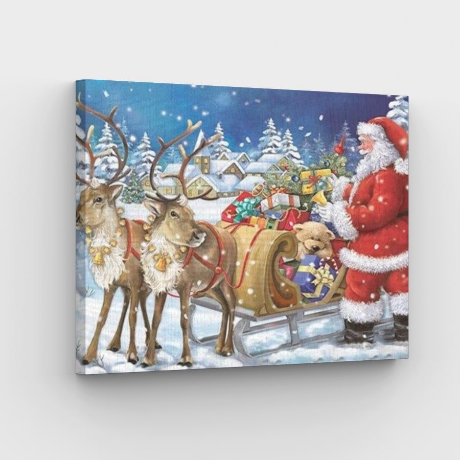 Beautiful Christmas Canvas - Painting by numbers shop