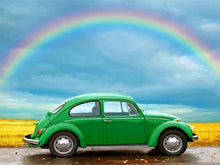 Laad afbeelding in Gallery viewer, Beetle en Rainbow Paint by Numbers Kit