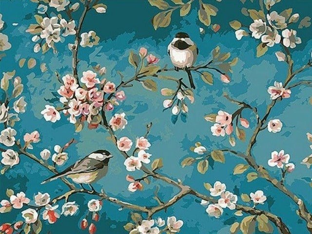 Birds in the Tree - Painting by numbers shop