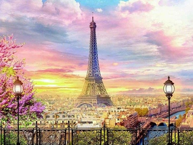 Blossoming Paris - Painting by numbers shop