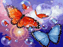 Laden Sie das Bild in den Galerie-Viewer, Schmetterlinge und Blasen - Malen-nach-Zahlen-Shop