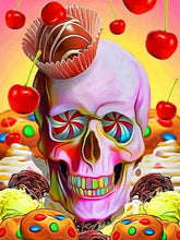 Laden Sie das Bild in den Galerie-Viewer, Cherrys Skull - Malen-nach-Zahlen-Shop