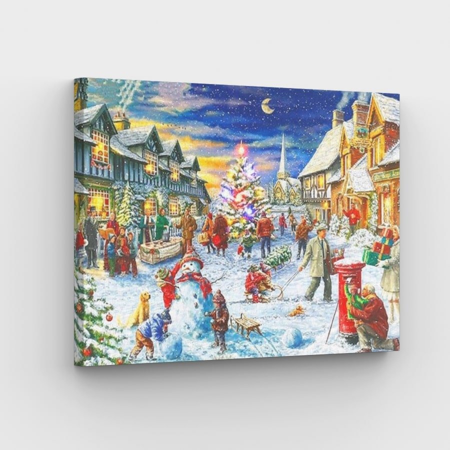 Christmas Joy Canvas - Painting by numbers shop