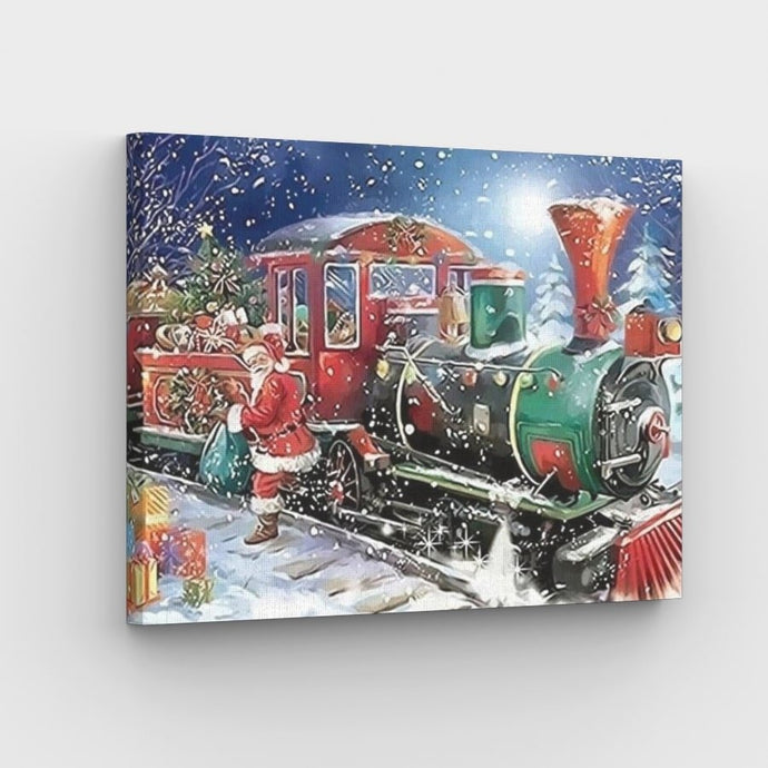 Christmas Train - Painting by numbers shop