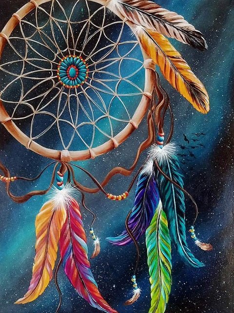 Colorful Dreamcatcher - Painting by numbers shop