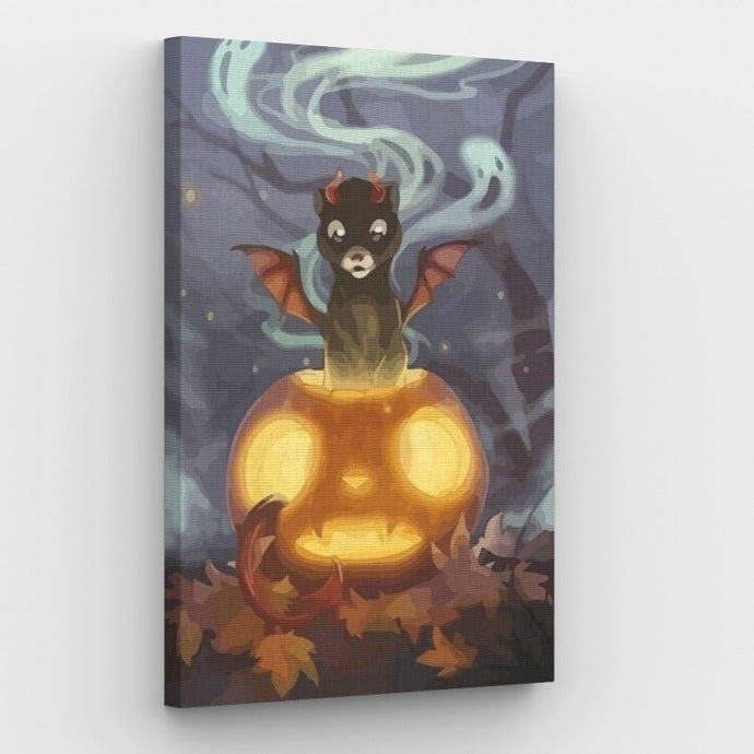 Cute Bat Canvas - Painting by numbers shop