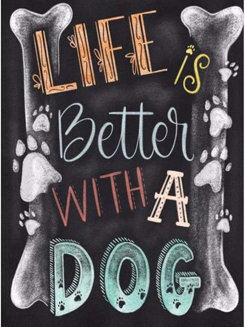 Dog Quote - Painting by numbers shop