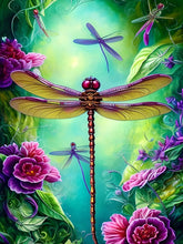Laad afbeelding in Gallery-viewer, Dragonfly Dreams Paint by Numbers