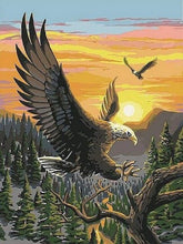 Laad afbeelding in Gallery viewer, Eagle Flying High - Schilderen op nummer winkel