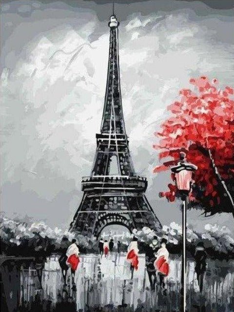 Eiffel Tower in Paris - Painting by numbers shop