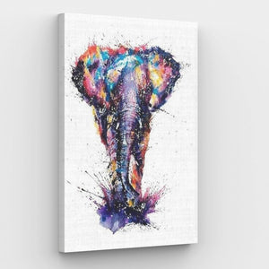 Elephant Color Splash - Malen-nach-Zahlen-Shop