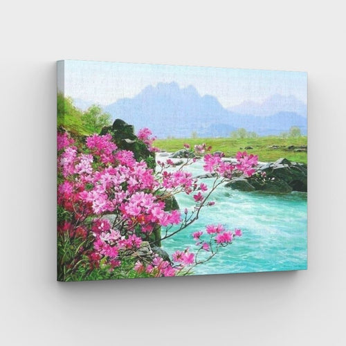 Flowers and River - Painting by numbers shop