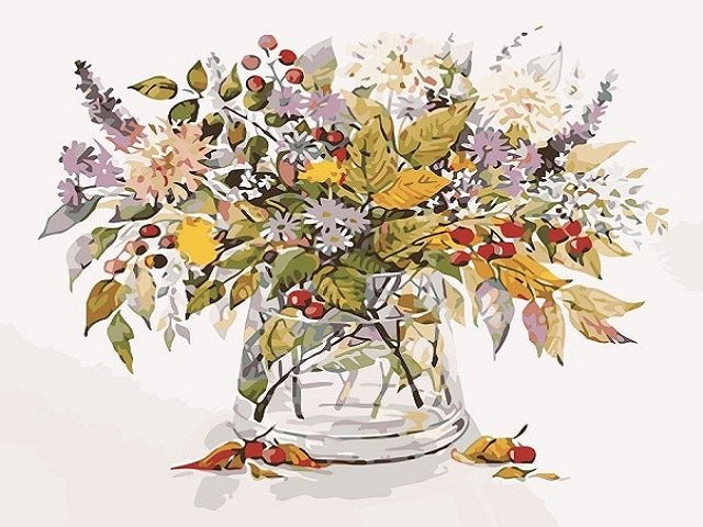 Flowers Bouquet - Painting by numbers shop
