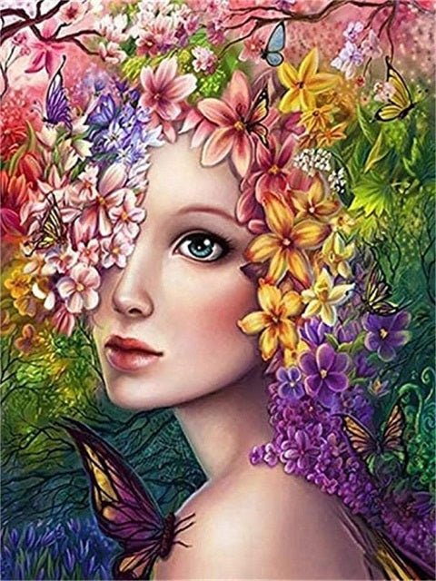 Flowery Fairy - Painting by numbers shop