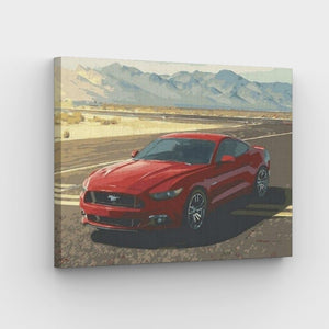 Ford Mustang Leinwand - Malen-nach-Zahlen-Shop