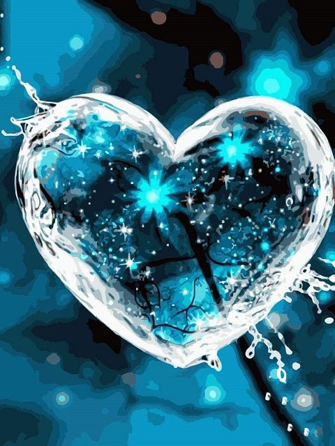 Frozen Heart - Painting by numbers shop
