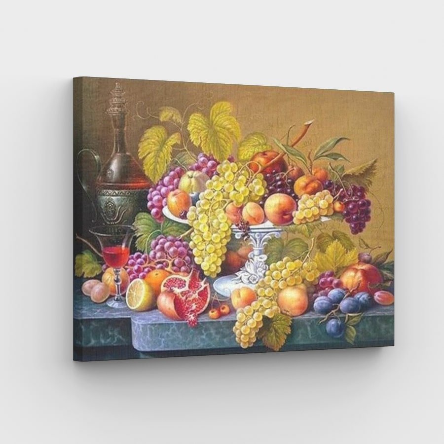 Fruitful Bowl - Paint by Numbers – Painting By Numbers Shop