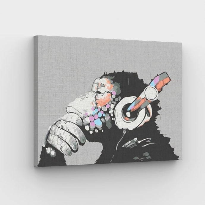 Funky Monkey Canvas - Painting by numbers shop
