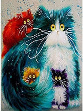 Laad afbeelding in galerijviewer, Furry Cats - Schilderen op nummer winkel