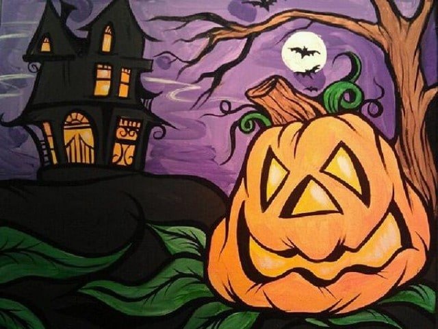 Halloween Cartoon - Painting by numbers shop