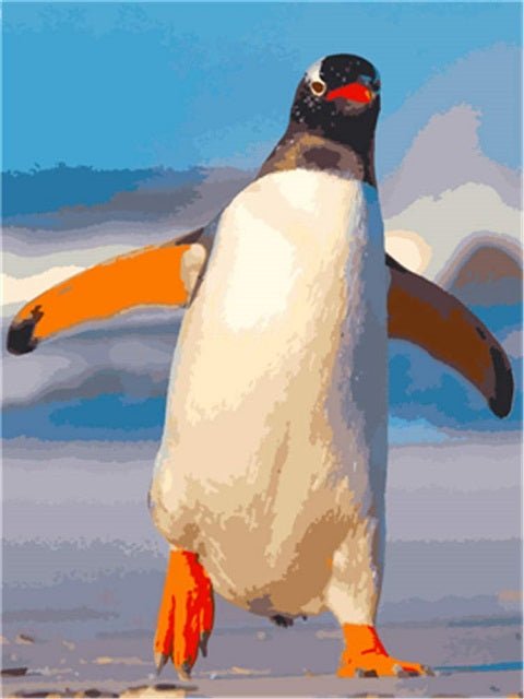 Happy Penguin - Painting by numbers shop