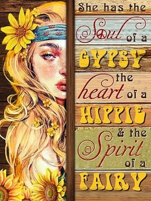 Heart of Hippie - Painting by numbers shop
