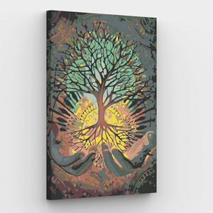 Holding the Tree of Life Canvas - Painting by numbers shop