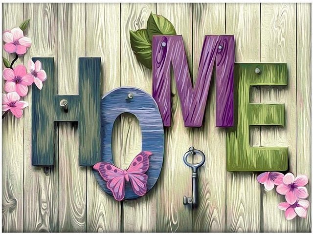 Home Sign - Painting by numbers shop