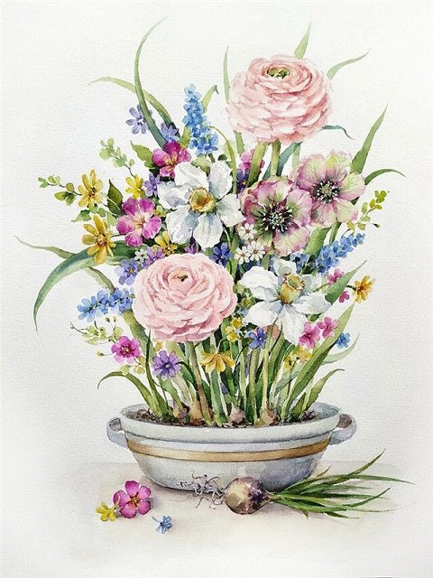 I Love Those Flowers - Painting by numbers shop